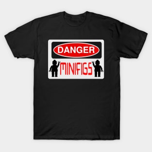 Danger Minifigs Sign T-Shirt